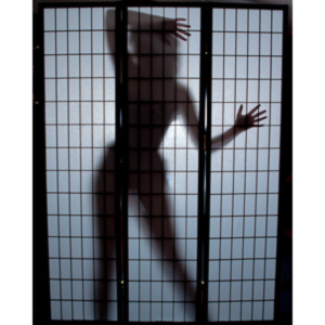 Light, shadow and a lovely woman.  An experiment.