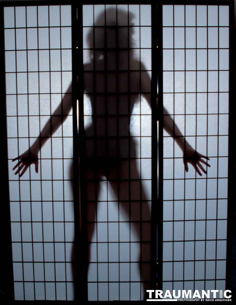 Light, shadow and a lovely woman.  An experiment.