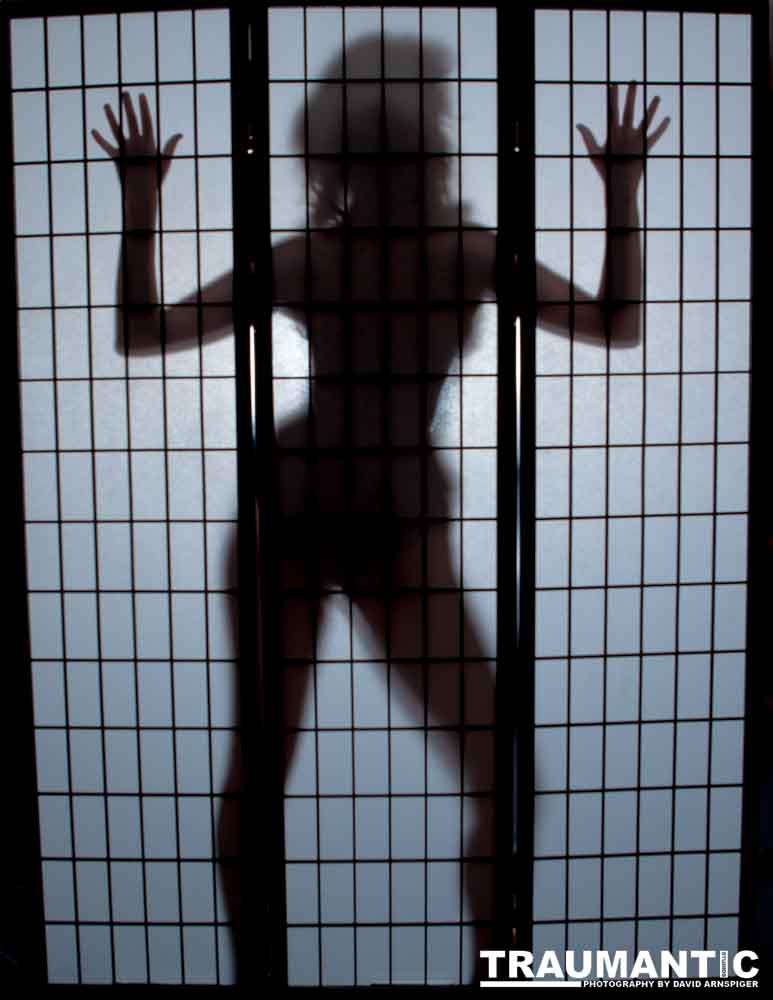 Light, shadow and a lovely woman.  An experiment.