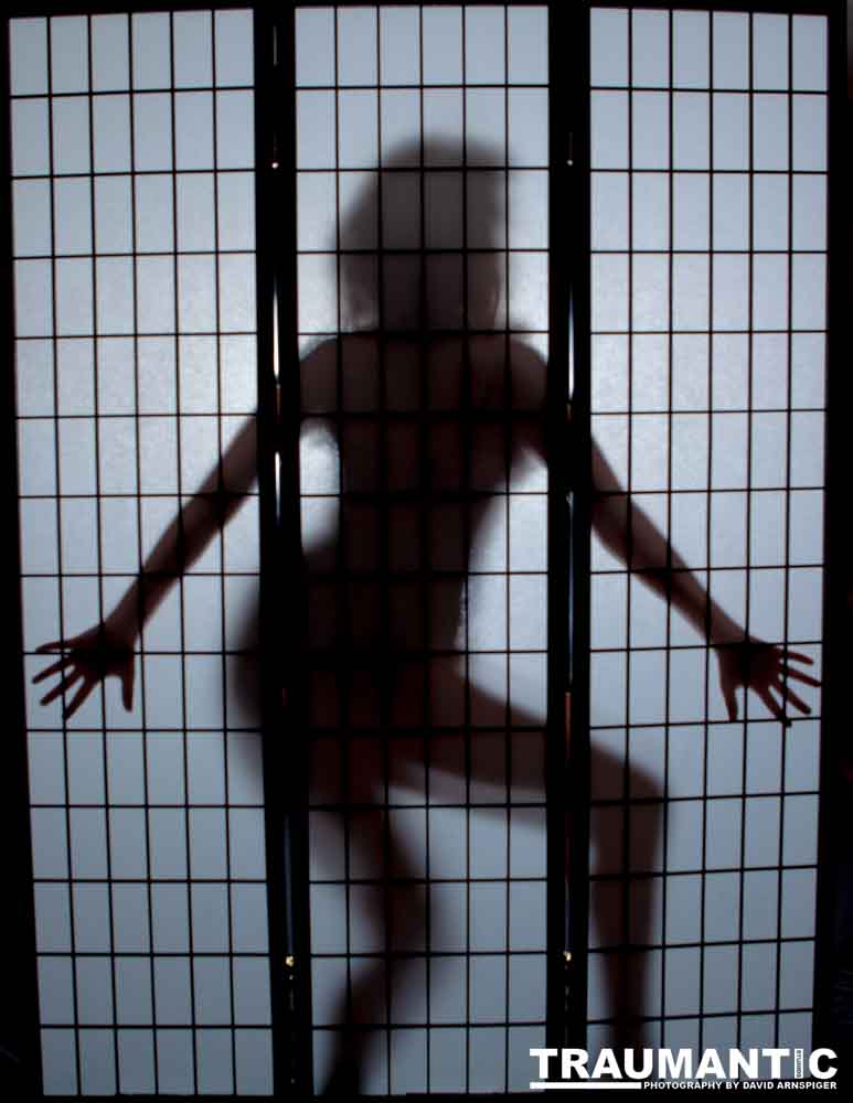 Light, shadow and a lovely woman.  An experiment.