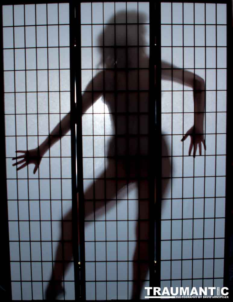 Light, shadow and a lovely woman.  An experiment.