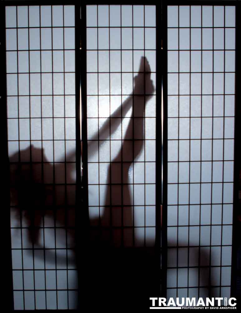 Light, shadow and a lovely woman.  An experiment.