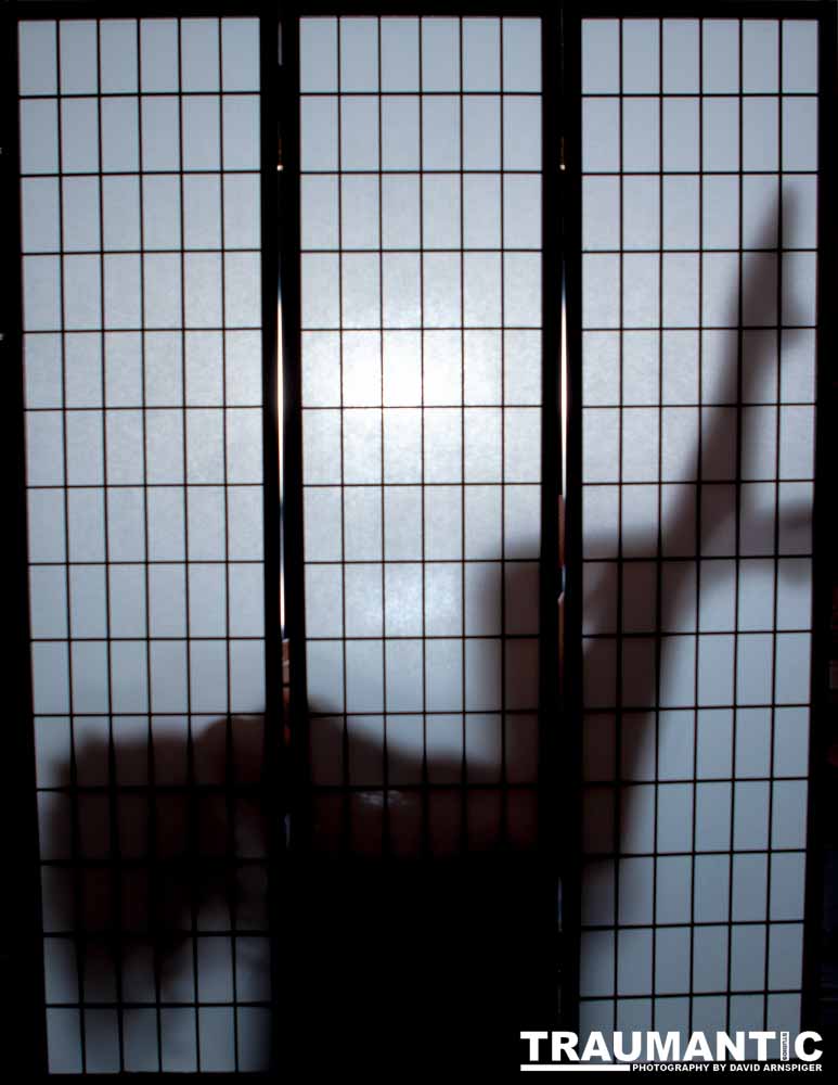 Light, shadow and a lovely woman.  An experiment.