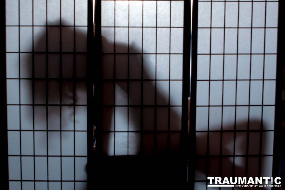 Light, shadow and a lovely woman.  An experiment.