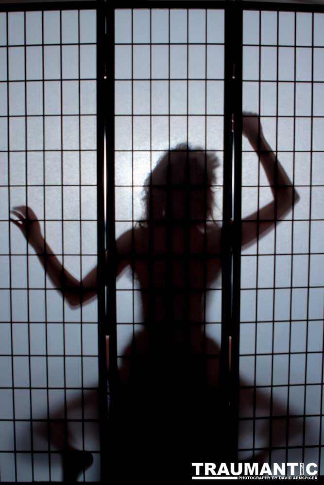 Light, shadow and a lovely woman.  An experiment.