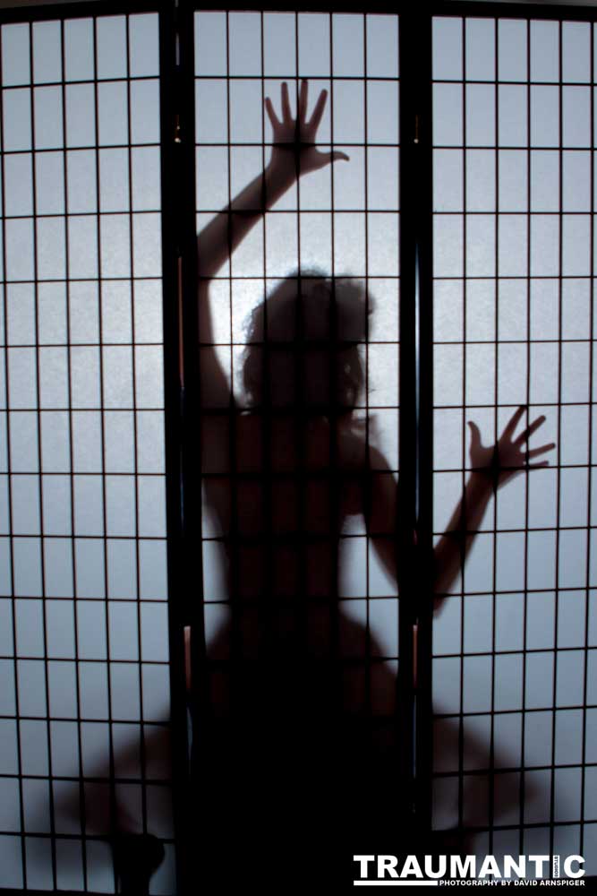 Light, shadow and a lovely woman.  An experiment.