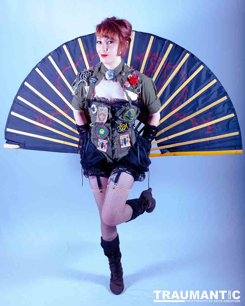 Nuclear Bombshells - Rebecca Mataya is one of the core members of the group.