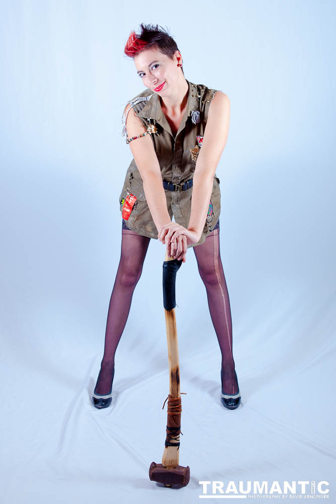 Nuclear Bombshells - Mitzy Mayhem provides some post-apocalyptic charm.