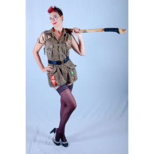 Nuclear Bombshells - Mitzy Mayhem provides some post-apocalyptic charm.