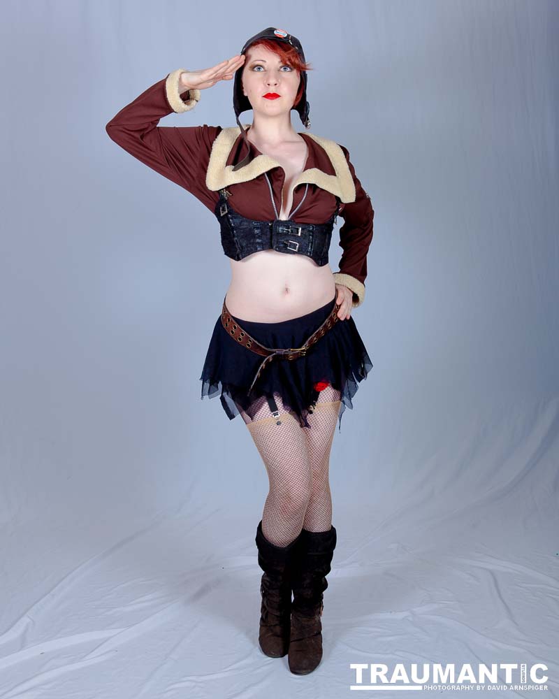Nuclear Bombshells - Rebecca Mataya creating some steampunk sex appeal.