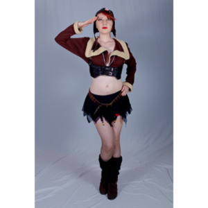 Nuclear Bombshells - Rebecca Mataya creating some steampunk sex appeal.