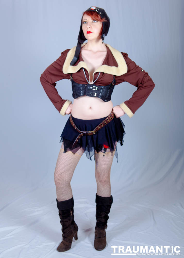 Nuclear Bombshells - Rebecca Mataya creating some steampunk sex appeal.