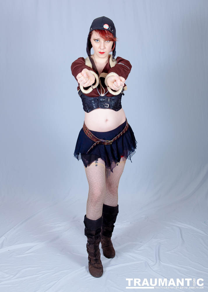Nuclear Bombshells - Rebecca Mataya creating some steampunk sex appeal.