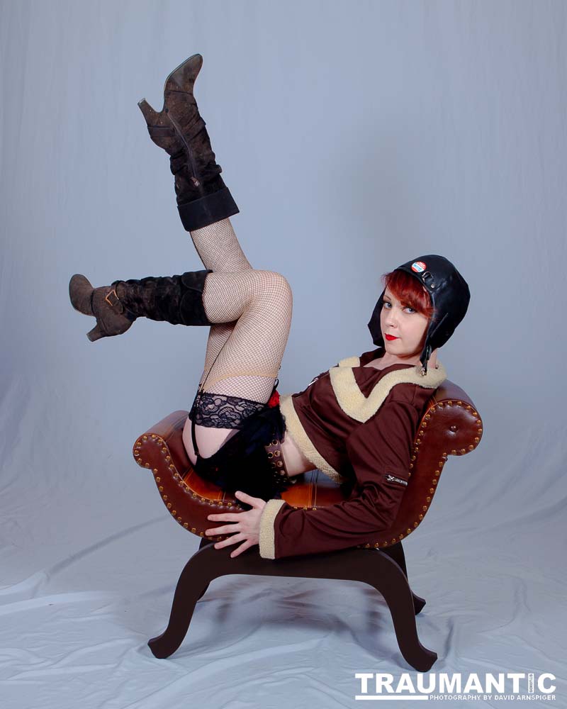 Nuclear Bombshells - Rebecca Mataya creating some steampunk sex appeal.