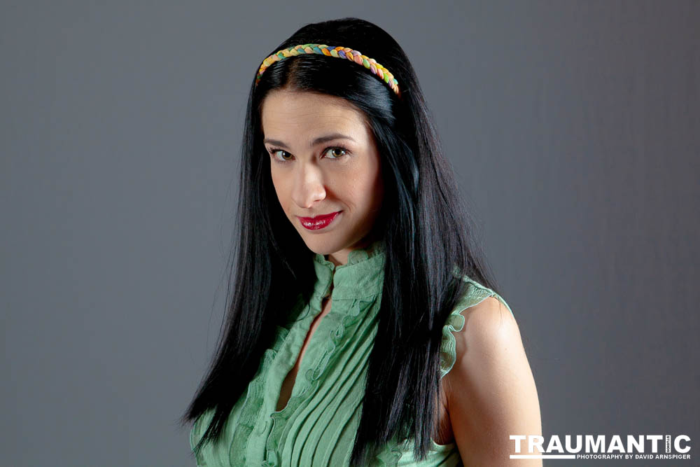 A portrait session with a beautiful singer.