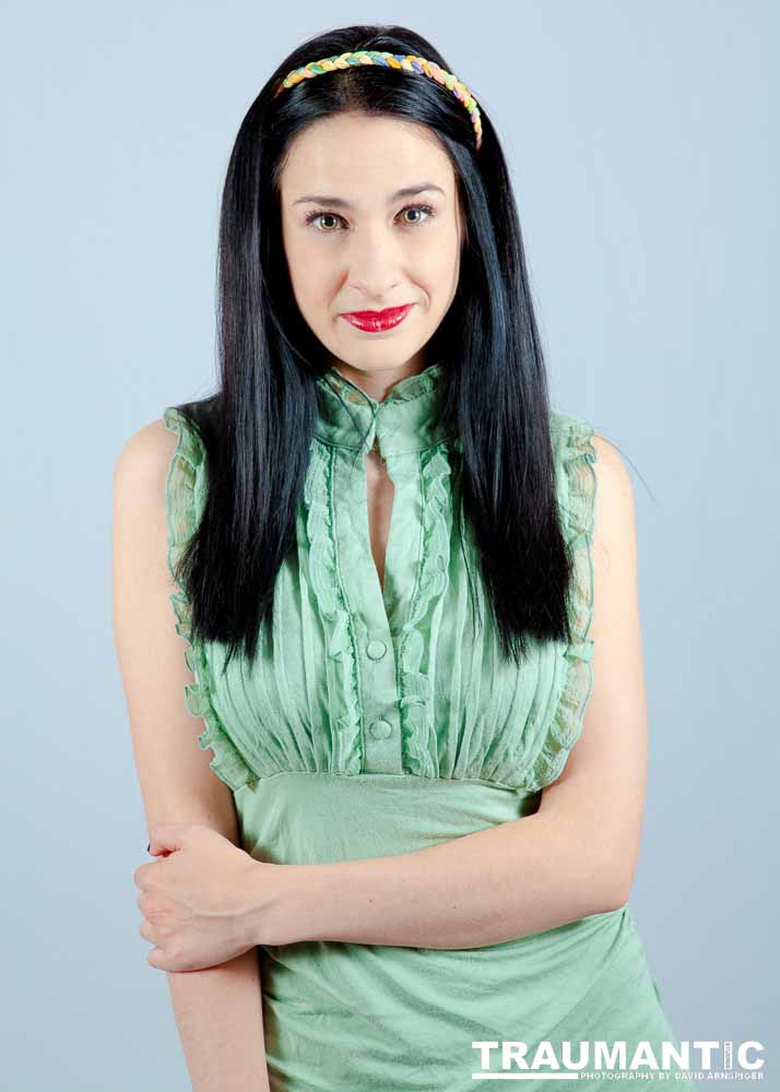 A portrait session with a beautiful singer.