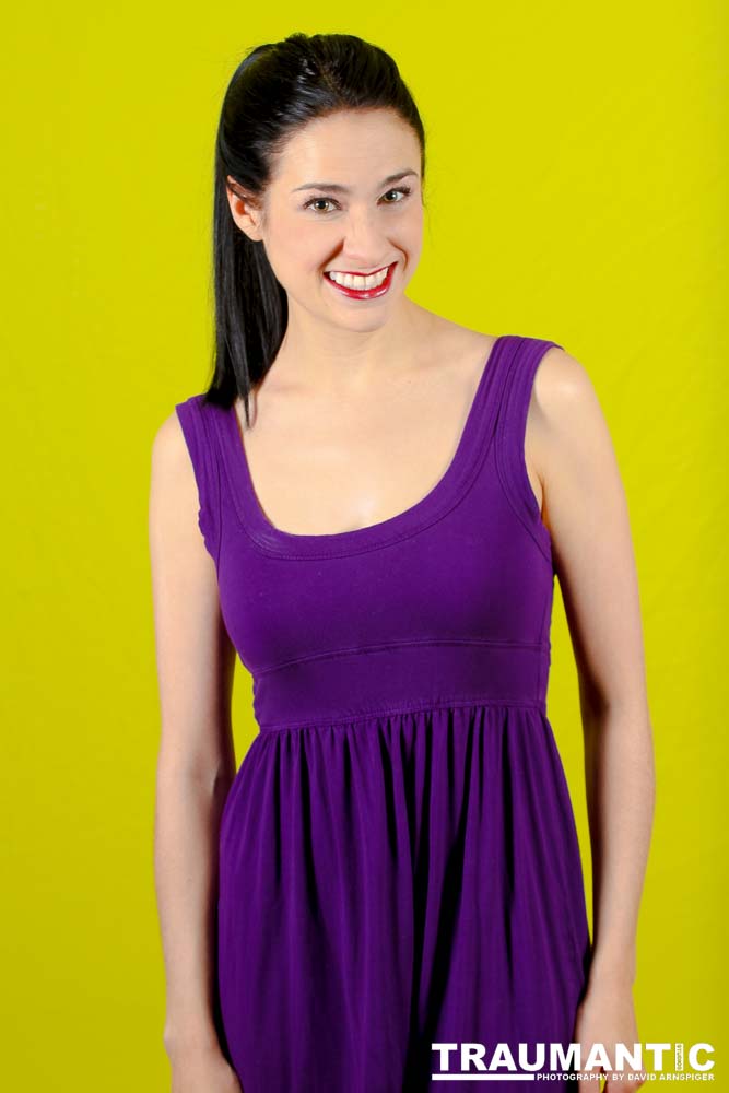 A portrait session with a beautiful singer.