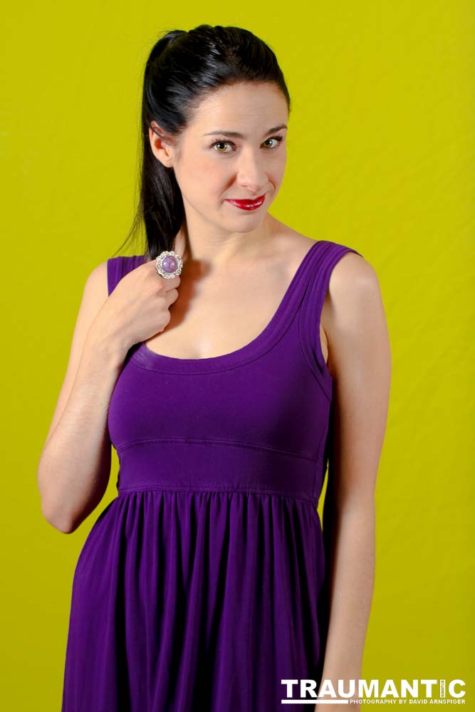 A portrait session with a beautiful singer.