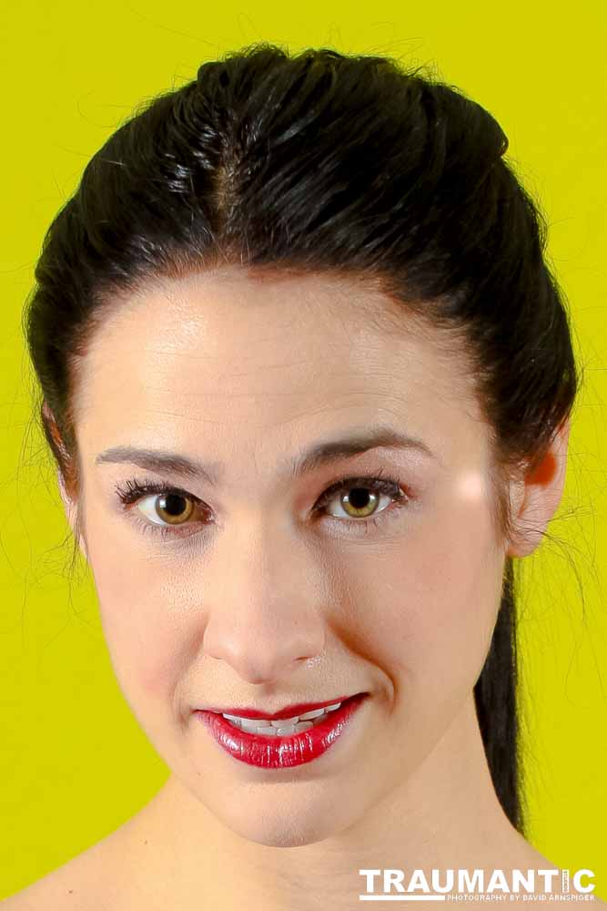 A portrait session with a beautiful singer.