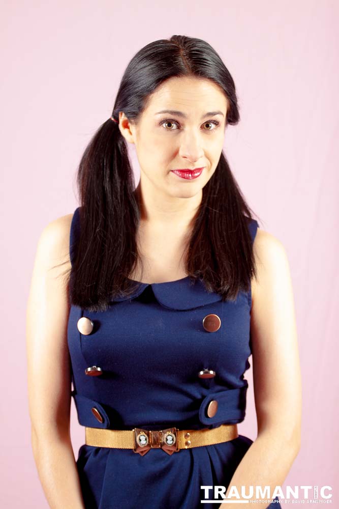 A portrait session with a beautiful singer.