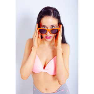 A bikini shoot for Kate to use in self promotion.