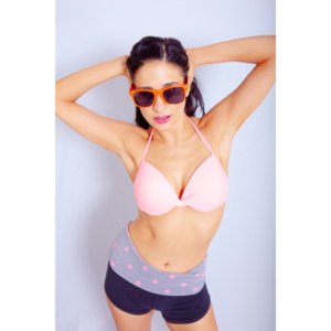 A bikini shoot for Kate to use in self promotion.