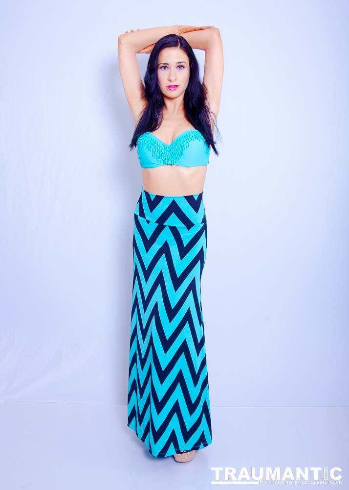 A bikini shoot for Kate to use in self promotion.