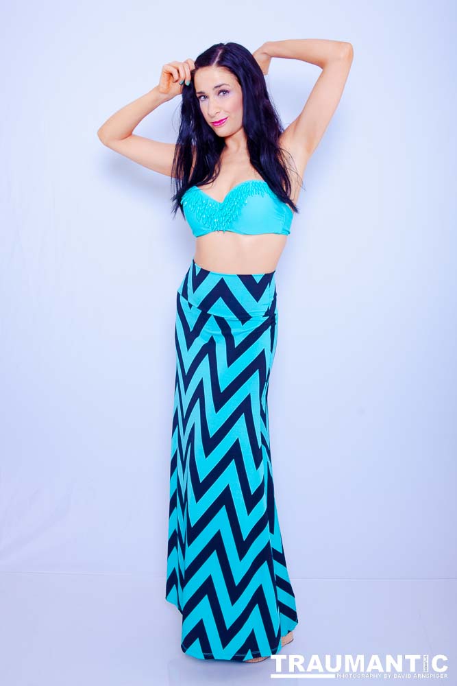 A bikini shoot for Kate to use in self promotion.