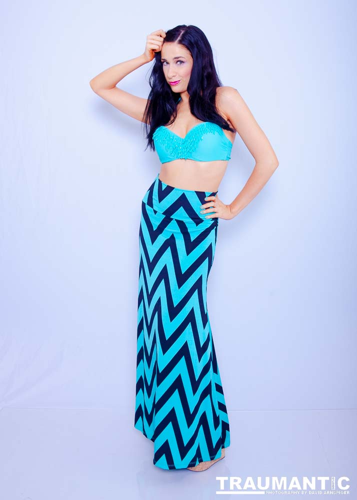 A bikini shoot for Kate to use in self promotion.