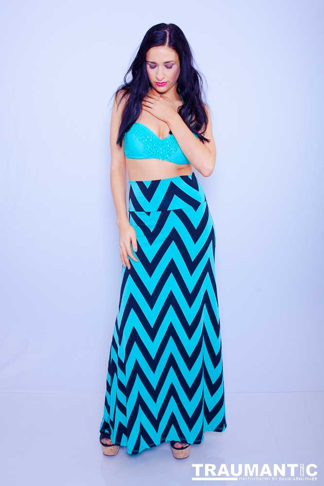 A bikini shoot for Kate to use in self promotion.