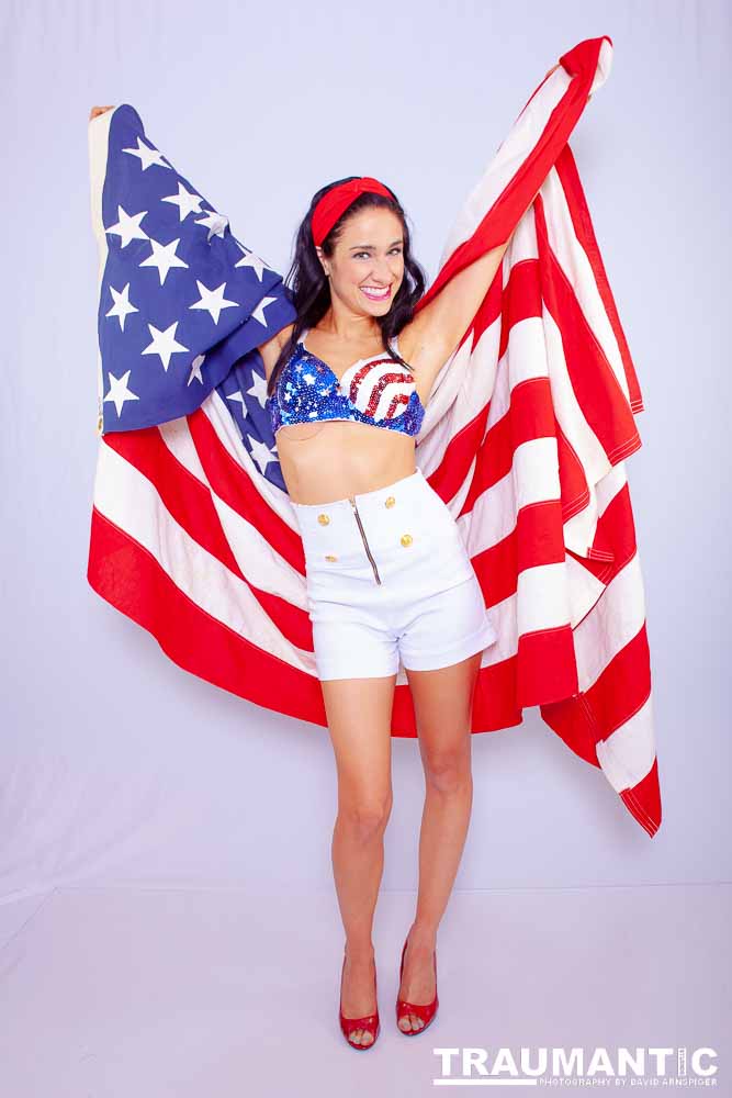 A bikini shoot for Kate to use in self promotion.