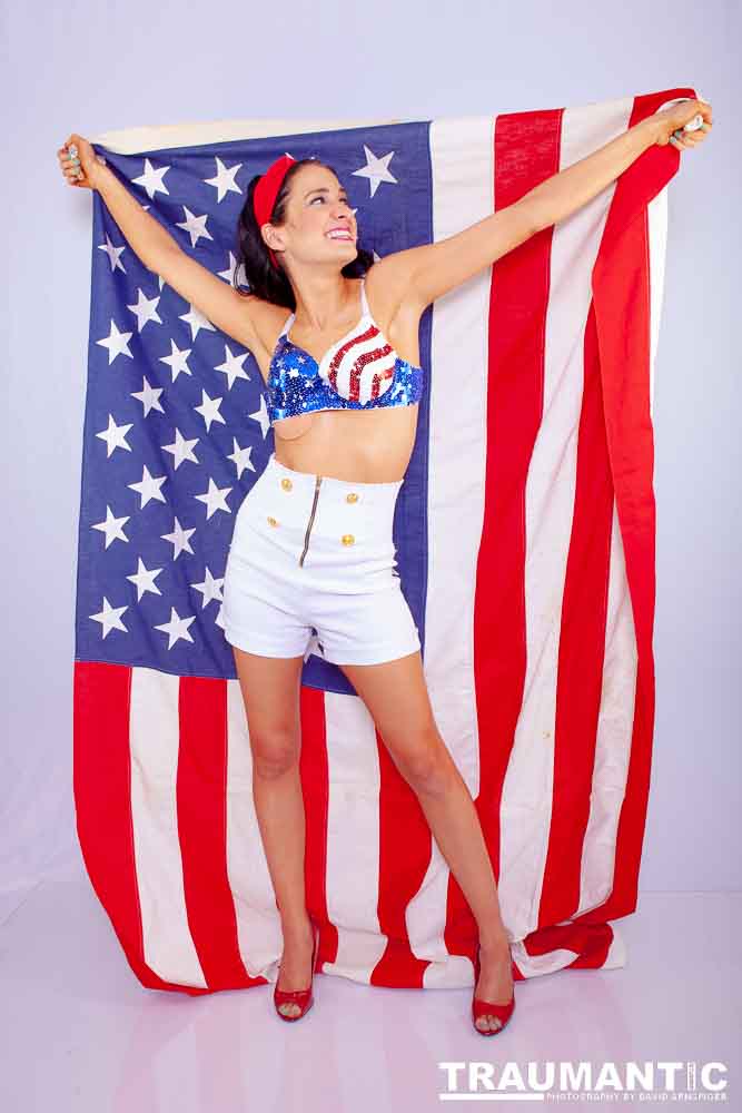 A bikini shoot for Kate to use in self promotion.