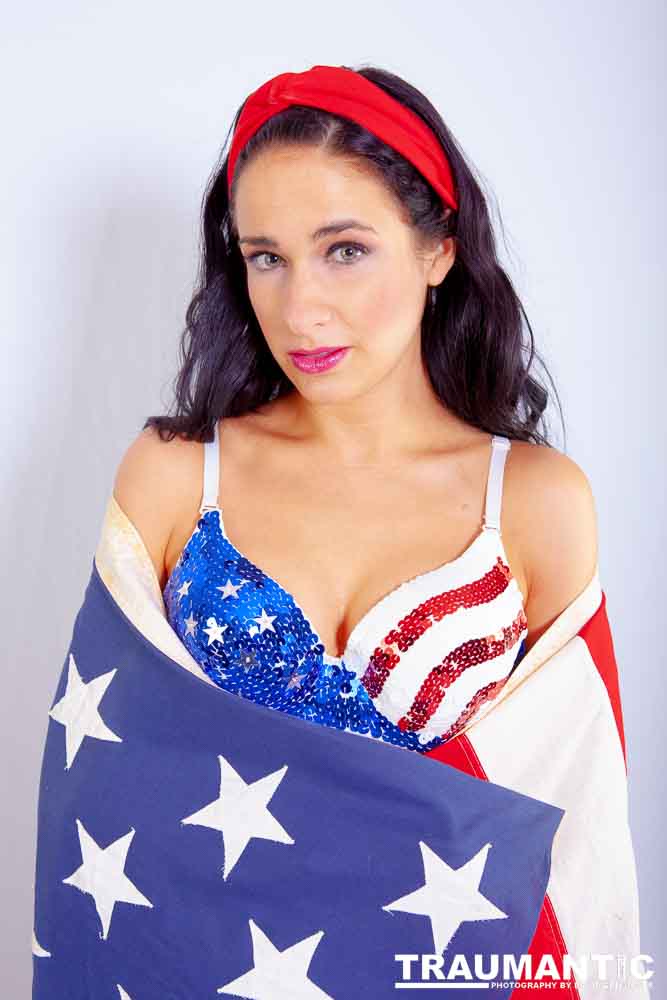 A bikini shoot for Kate to use in self promotion.