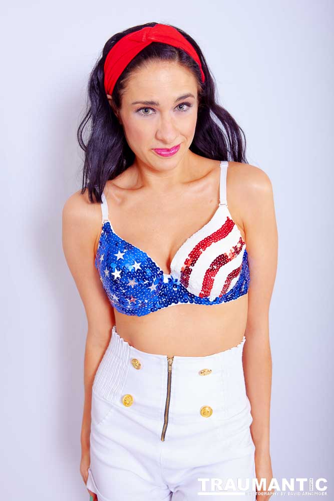 A bikini shoot for Kate to use in self promotion.