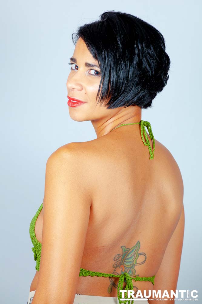 A little practice session with a local  model.