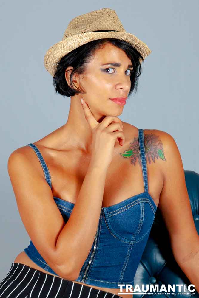 A little practice session with a local  model.