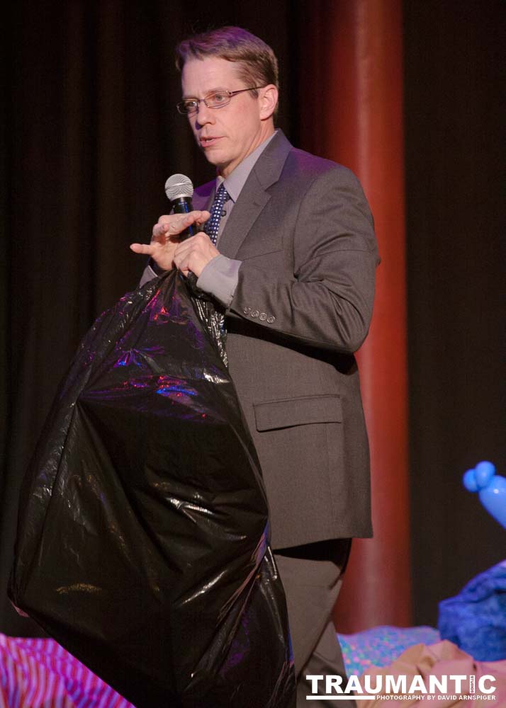 A great local comedy and burlesque act.  This was the second to last show they did in the main ballroom of the Clarion Hotel and Casino in Las Vegas.