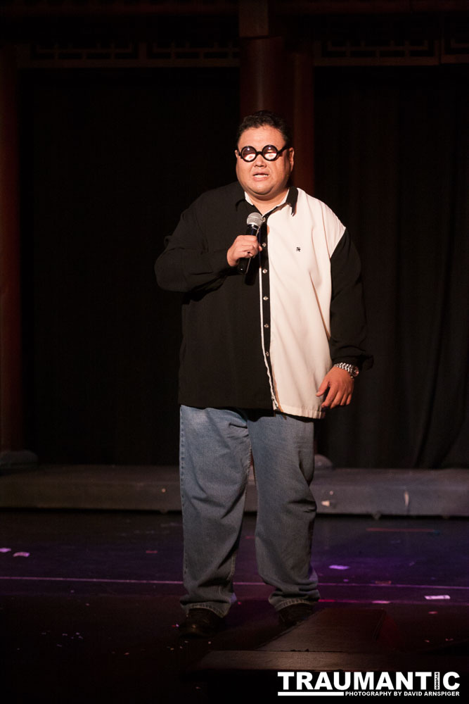 A great local comedy and burlesque act.  This was the second to last show they did in the main ballroom of the Clarion Hotel and Casino in Las Vegas.