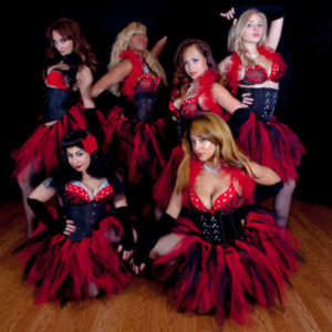 The gorgeous ladies of Bang Bang Bombshells.