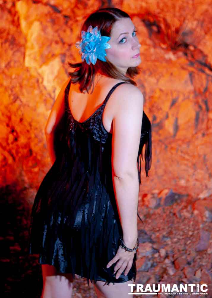 Wanted to try out a lighting technique and Tralena Sable volunteered.