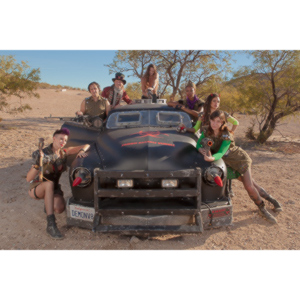 The Nuclear Bombshells invited me out to Goodsprings, NV for a promo shoot.