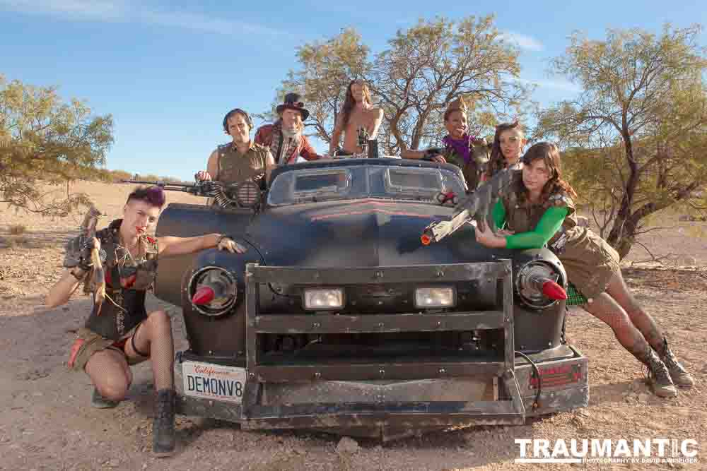 The Nuclear Bombshells invited me out to Goodsprings, NV for a promo shoot.