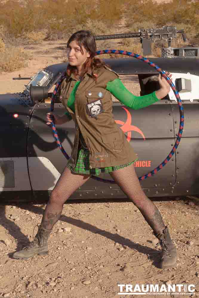 The Nuclear Bombshells invited me out to Goodsprings, NV for a promo shoot.
