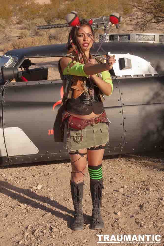 The Nuclear Bombshells invited me out to Goodsprings, NV for a promo shoot.