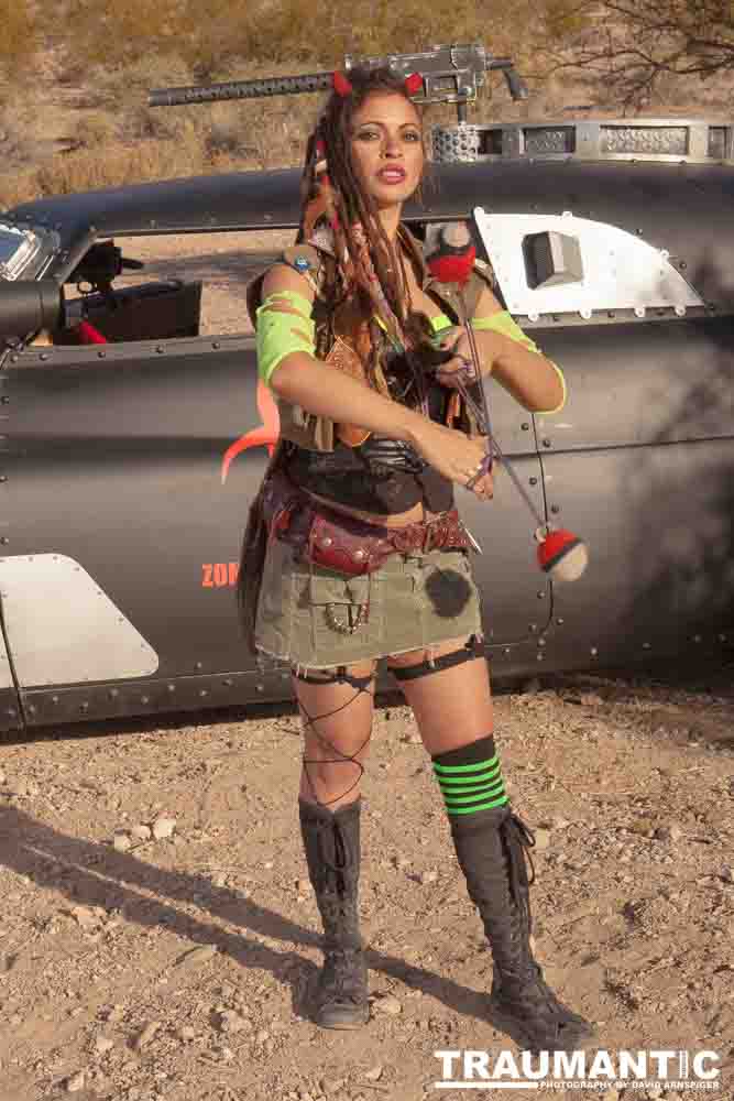 The Nuclear Bombshells invited me out to Goodsprings, NV for a promo shoot.