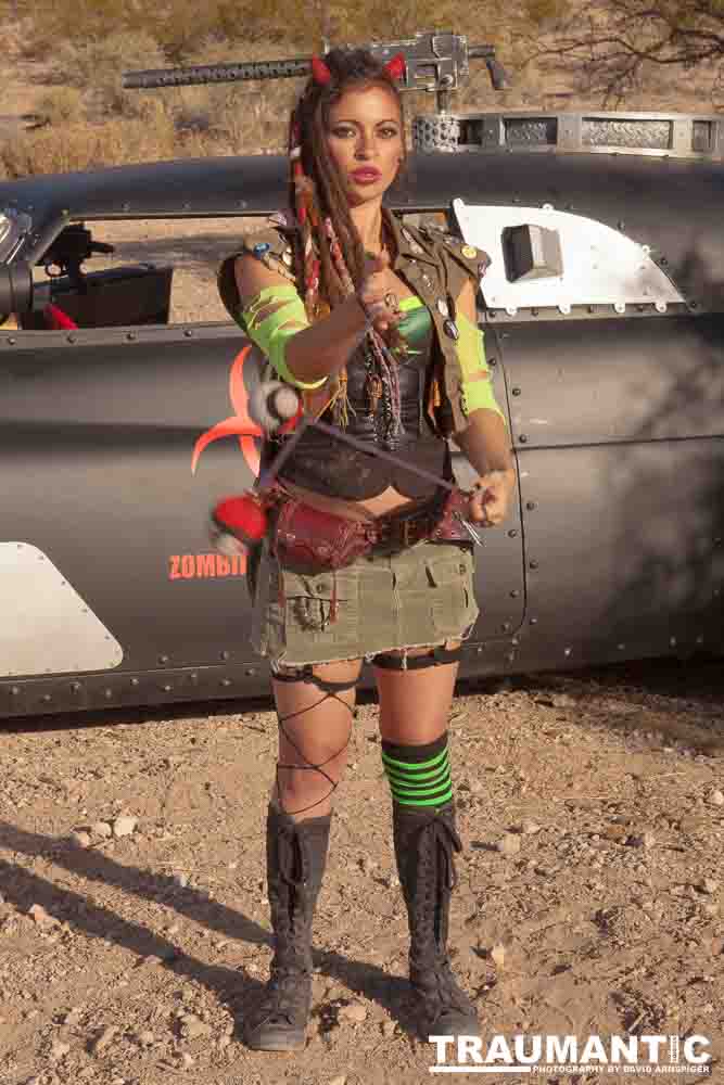 The Nuclear Bombshells invited me out to Goodsprings, NV for a promo shoot.