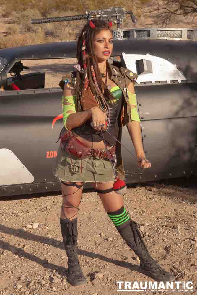 The Nuclear Bombshells invited me out to Goodsprings, NV for a promo shoot.