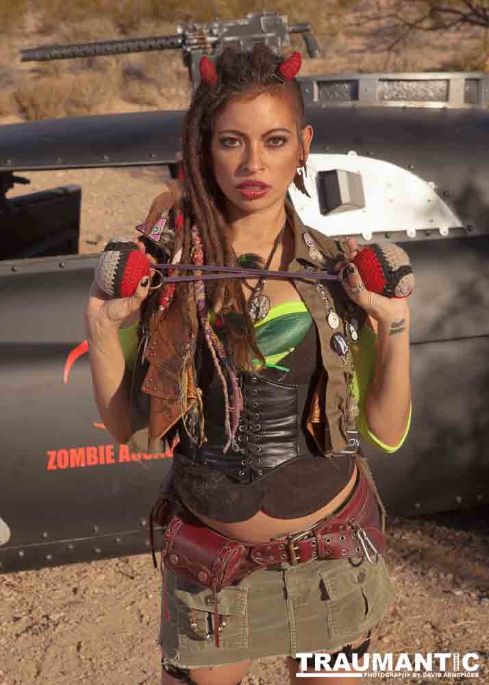 The Nuclear Bombshells invited me out to Goodsprings, NV for a promo shoot.