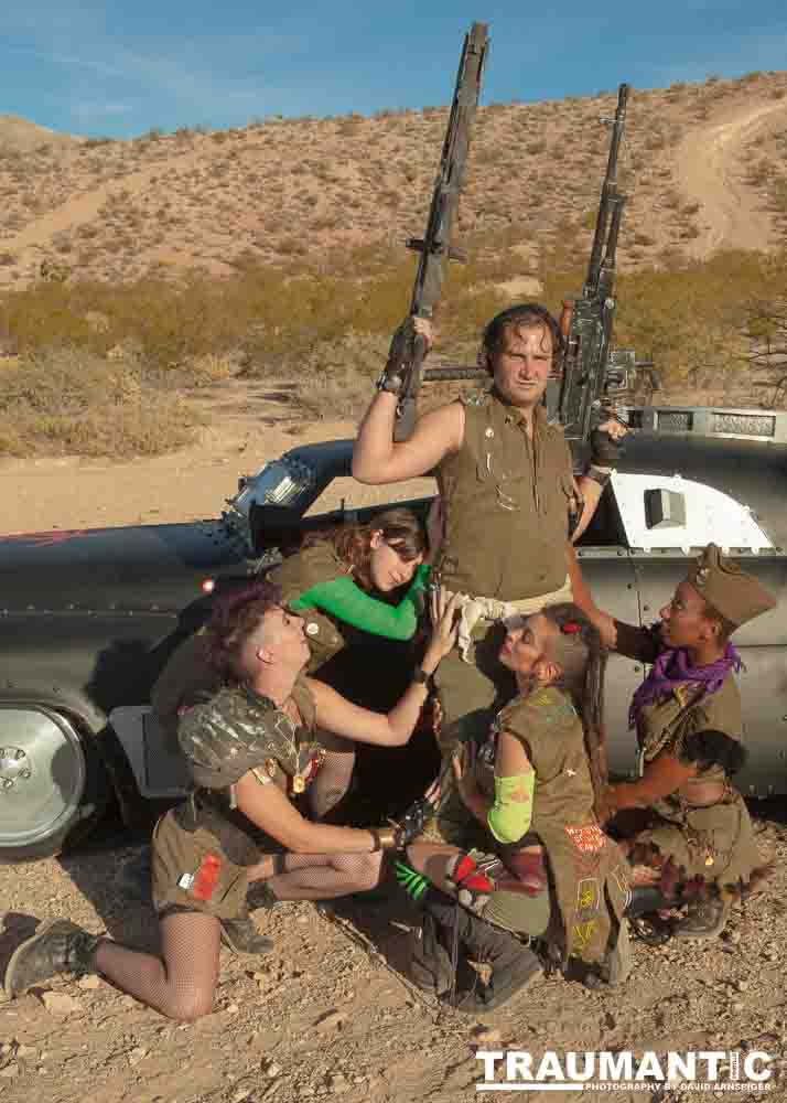 The Nuclear Bombshells invited me out to Goodsprings, NV for a promo shoot.