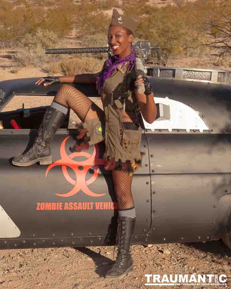 The Nuclear Bombshells invited me out to Goodsprings, NV for a promo shoot.